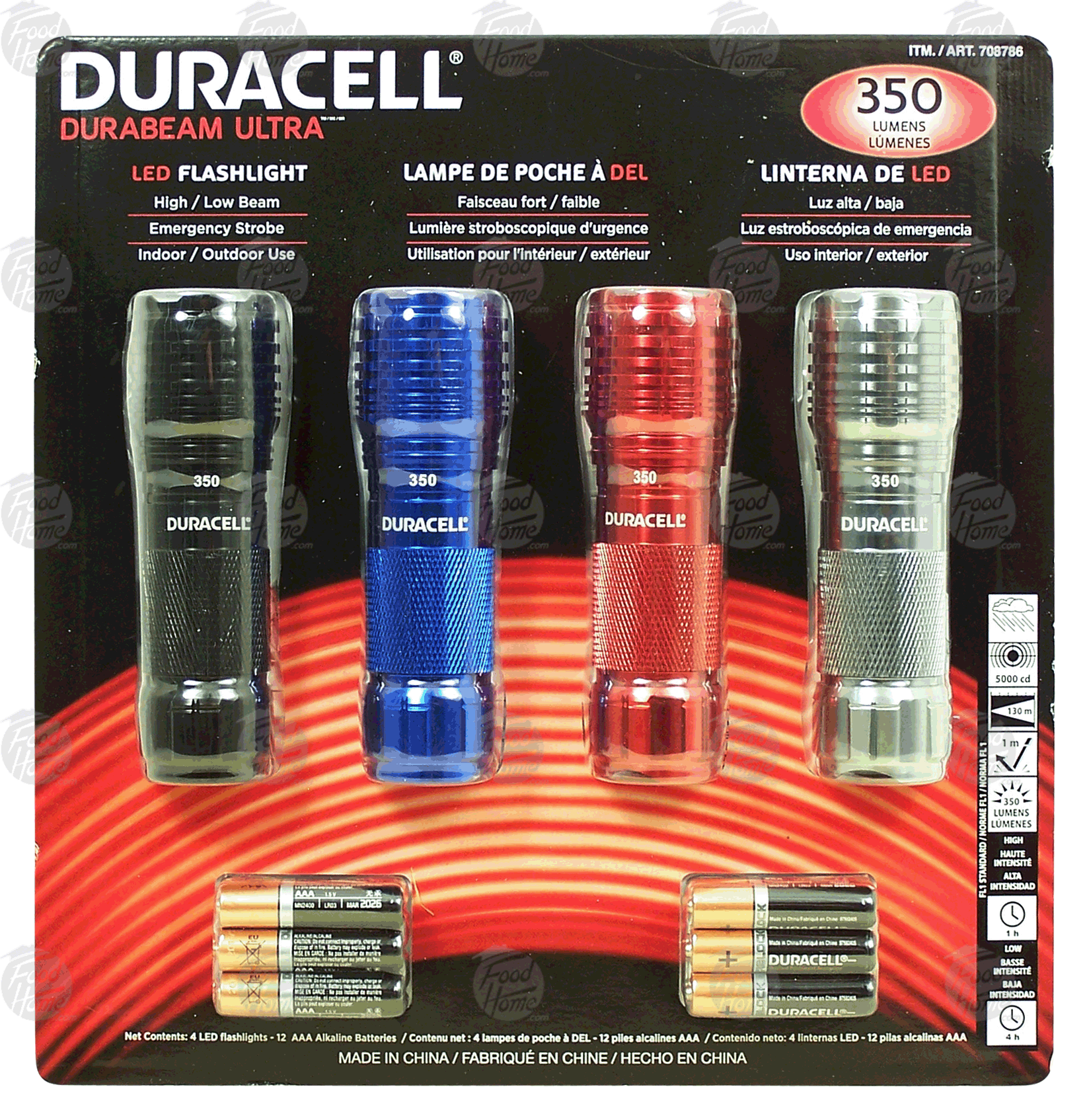 Duracell Durabean Ultra LED Flashlight, 12-AAA batteries included Full-Size Picture